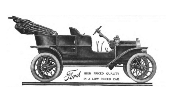 1908 Ford Model T advertisement