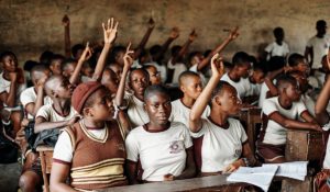 Nigerian children in school