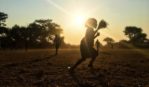 Silhouettes of people in Zambia