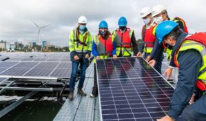 Sibelco floating solar PV power plant Belgium