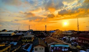 Lagos at sunset