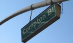 Compton Blvd. sign