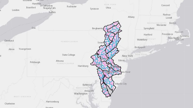 Delaware River Basin Commission Map