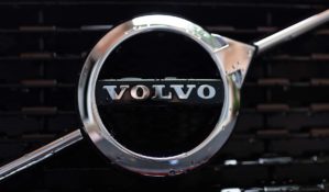 Front of a Volvo car