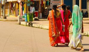 Indian women on street