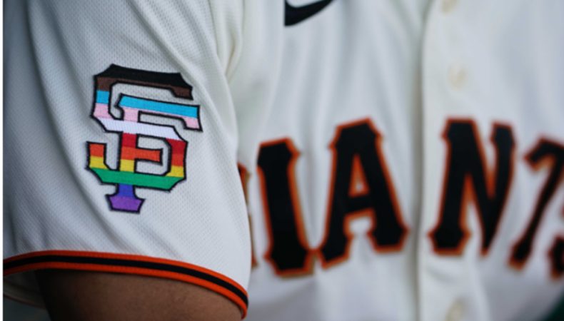 SF Giants Pride uniforms