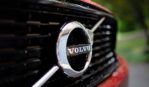 Volvo emblem on car