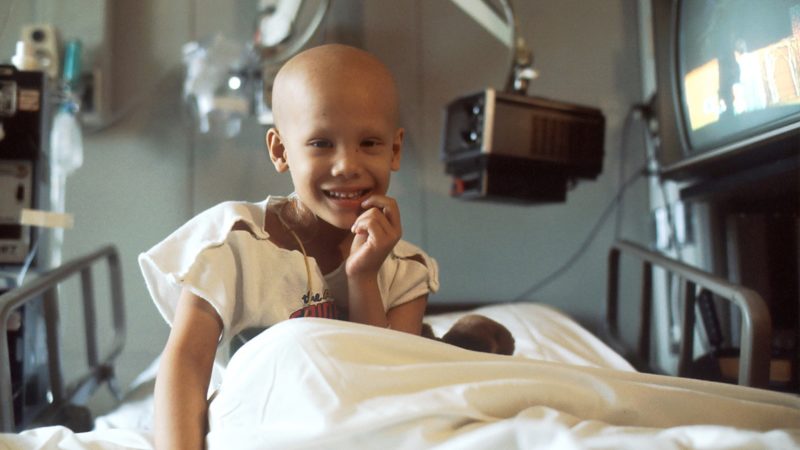 Child cancer patient