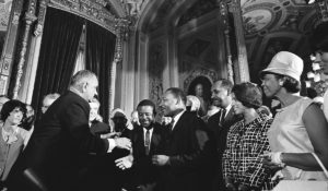 Voting Rights Act signing