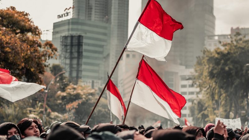 Indonesian flags