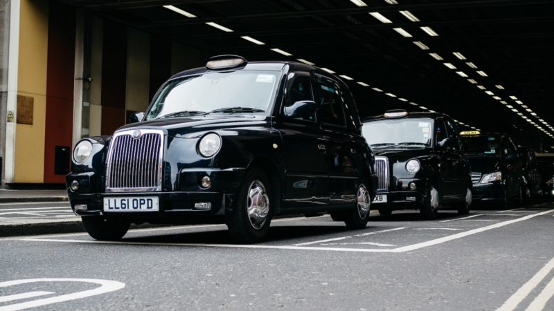 Black English taxis