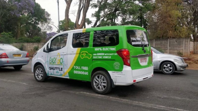 Harare airport all-electric shuttle