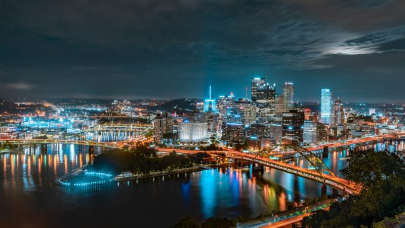 Pittsburgh at night