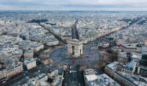 Arc de Triomphe from above