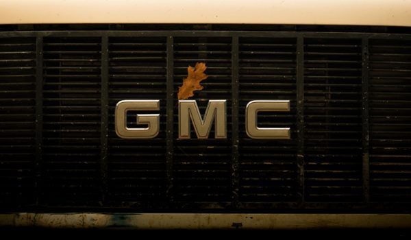Front of GMC truck