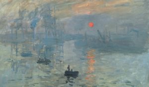 Impression, Sunrise painting by Monet