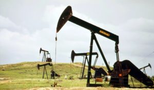 Oil wells in the field