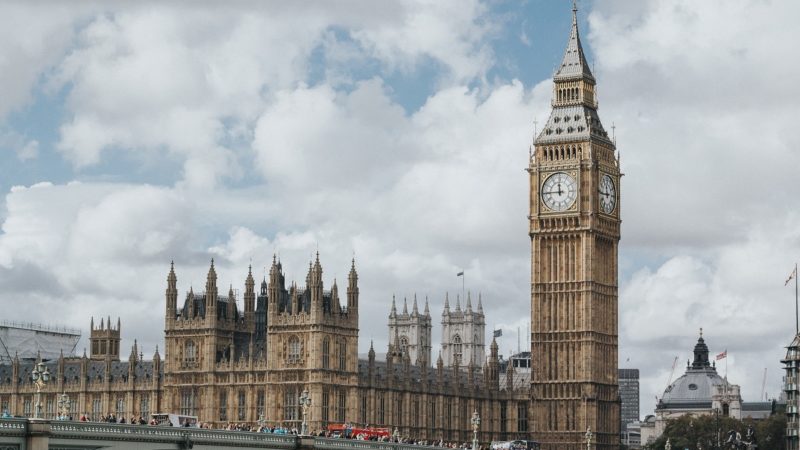 Parliament and Big Ben at London, England