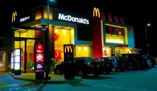 McDonald at night