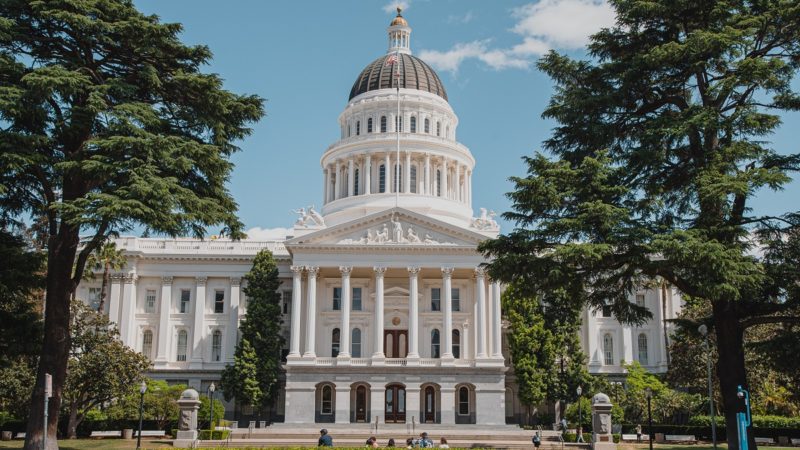 The California State Capitol at Sacramento, California