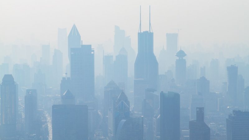 Smog in Shanghai