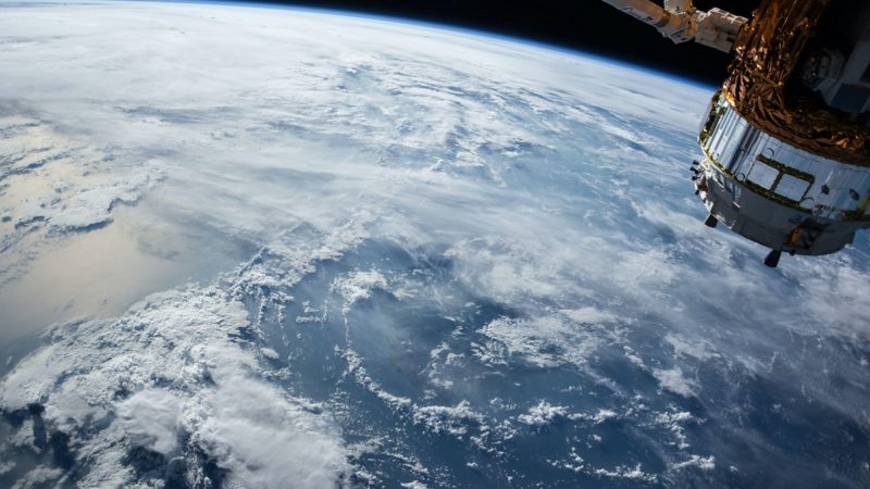 Ocean clouds seen from space