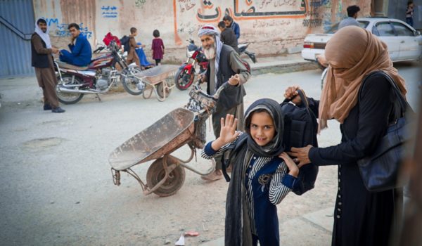 Afghani people on the street
