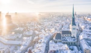 Tallinn, Estonia in winter