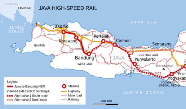 Java train map