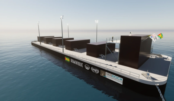 Ocean Thermal Energy Generator Barge