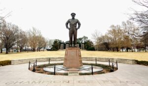 Statue of Dwight Eisenhower