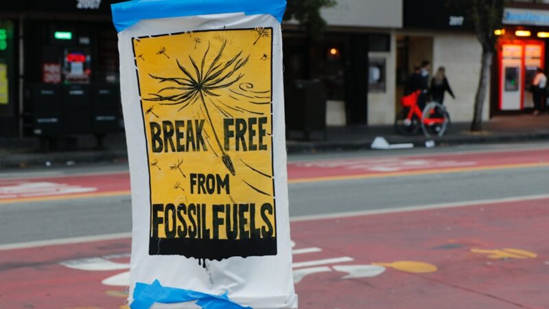 Break Free From Fossil Fuels flyer